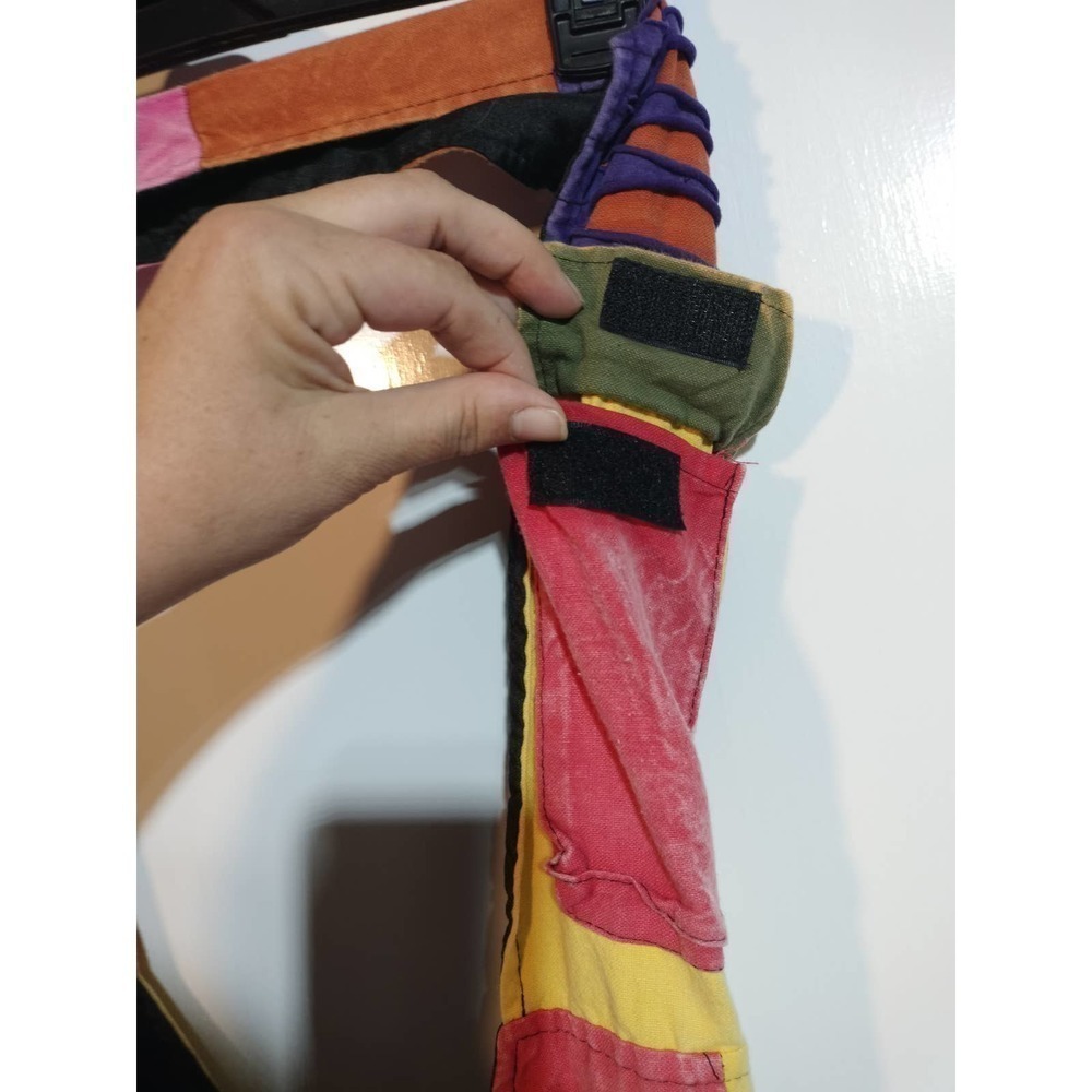 Boho multi-color purse bag crossbody pockets - Picture 4 of 13